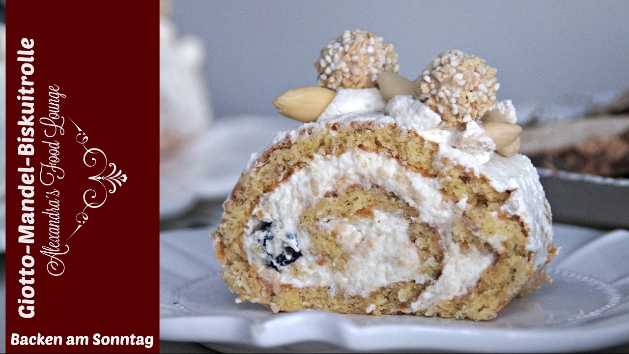 Giotto-Mandel- Biskuitrolle