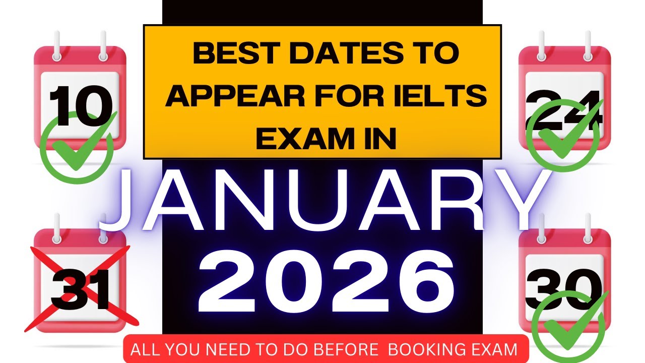 10, 24, 31 January 2026 | Best Test Dates for IELTS – January 2026