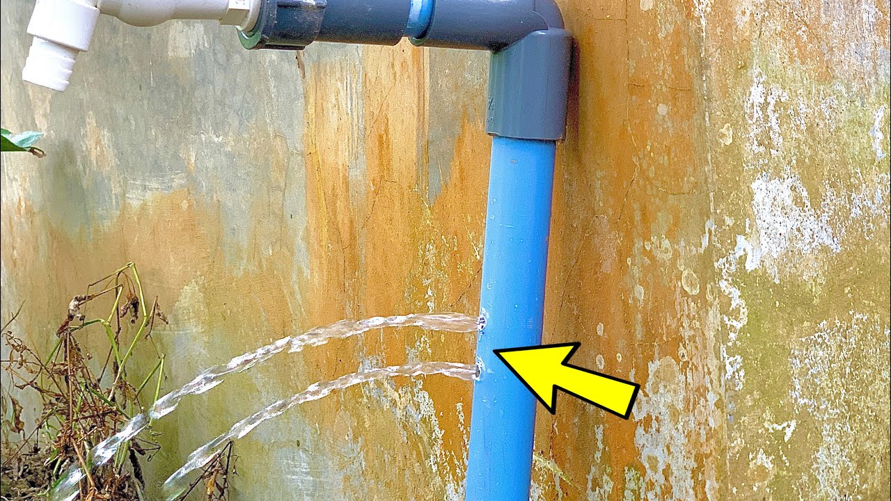 MUST TRY IT!! How to Patch a leaky water pipe using magic ingredients