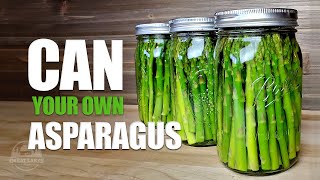 Canning Fresh Asparagus - How to Pressure Can Asparagus w/ Easy Cold Pack Method