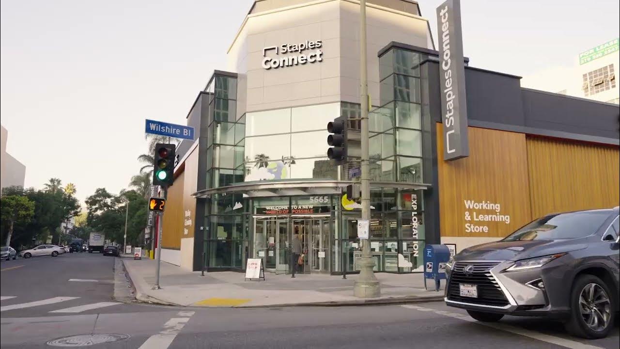 New Staples Connect location in Los Angeles, CA YouTube