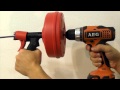 Прочистка труб с вертушкой Ridgid POWER SPIN