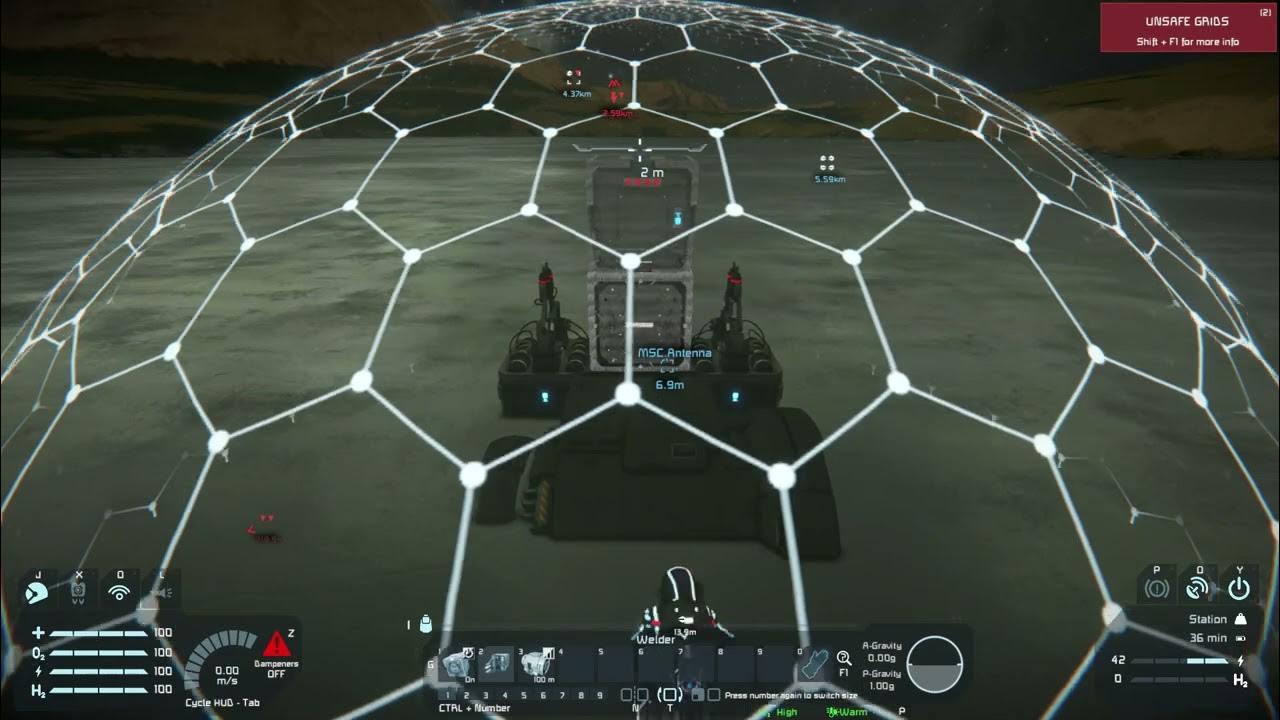 Space Engineers safe zone launcher prototype YouTube