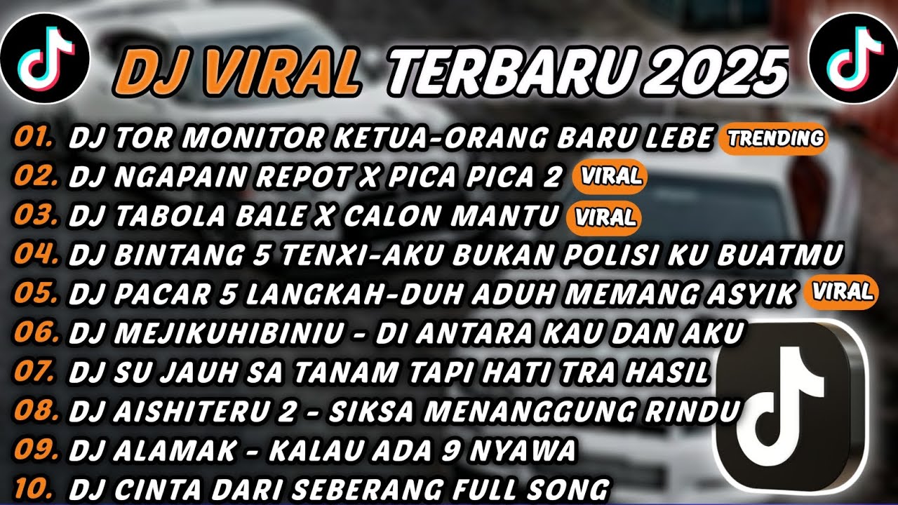 DJ TIKTOK TERBARU 2025 - DJ TOR MONITOR KETUA-ORANG BARU LEBE GACOR🎵DJ NGAPAIN REPOT X PICA PICA 2🎵