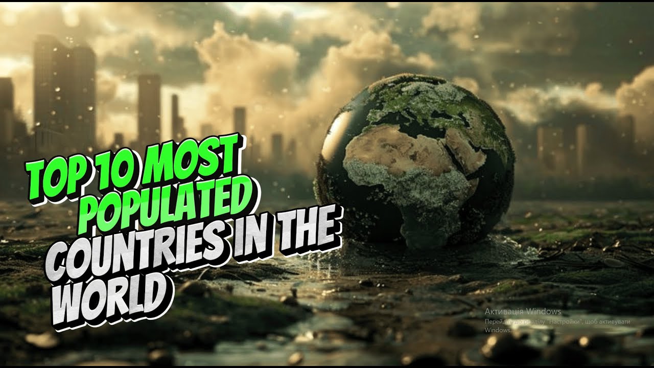 Top 10 most populated countries in the world - YouTube