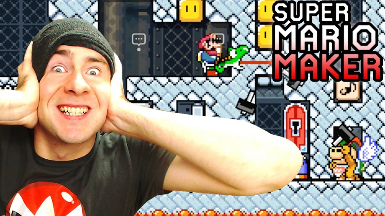 HARDEST PUZZLE  I'VE SOLVED ~ Super Mario Maker SEANHIP Puzzle TEMPER TANTRUM