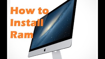 How to: Install Ram in an iMac