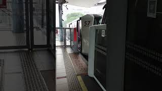 (Interesting Couple…) C810A V56/V57 arriving Compassvale LRT! #sbstransit #singapore #lrt #lightrail