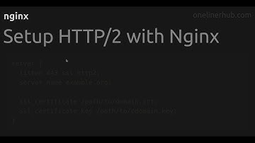 Setup HTTP/2 with Nginx
