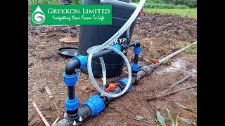 How to apply fertilizer through drips using a Venturi fertilizer injector - Grekkon Limited