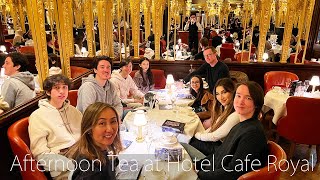 Luxury Afternoon Tea at Hotel Cafe Royal with Van Gogh Theme
