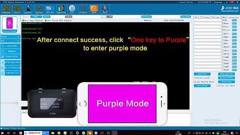 In Windows system, B BOX is connected to JC Repair Assistant Platform One-key enter purple mode