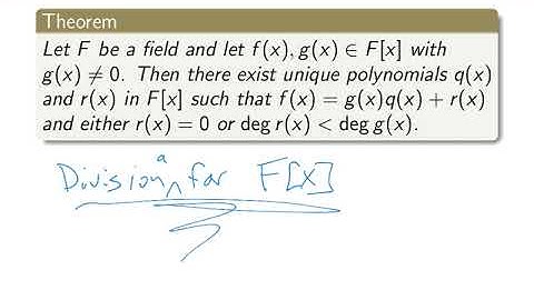 MATH 430 — 21: Polynomial Rings