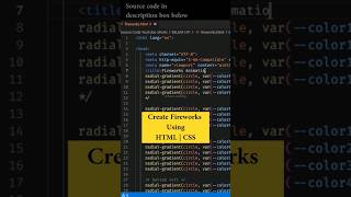 Create Fireworks Using HTML | CSS screenshot 4