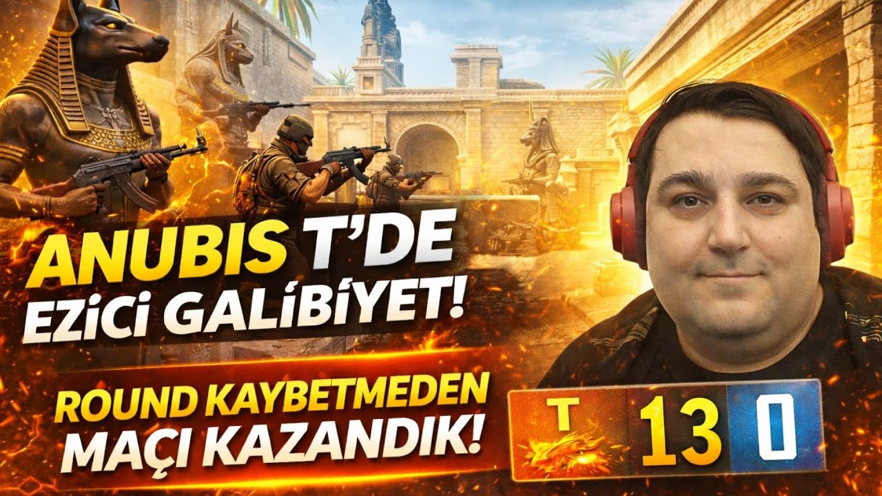 ANUBIS T-SIDE DOMİNASYONU! | İzleyicilerle Maç