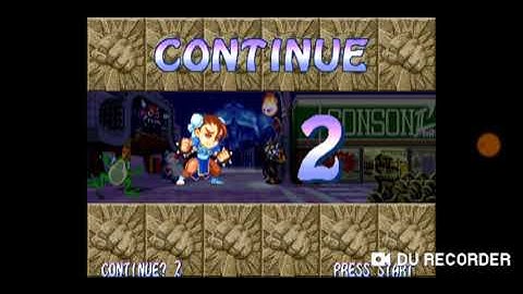 Super puzzle fighter II turbo game over screen