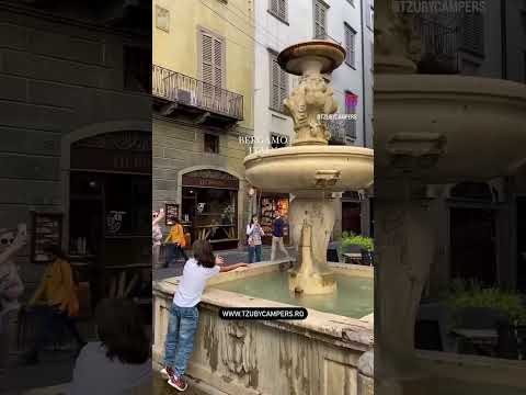 Bergamo, Italy. UNESCO World Heritage #tzubycampers #vanlife #camperlife #bergamo #italy #shorts