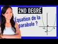 2nd degr  dterminer lquation dune parabole  1re 