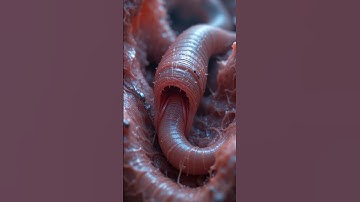Worms in Human Intestines | Medical 3D Visualization