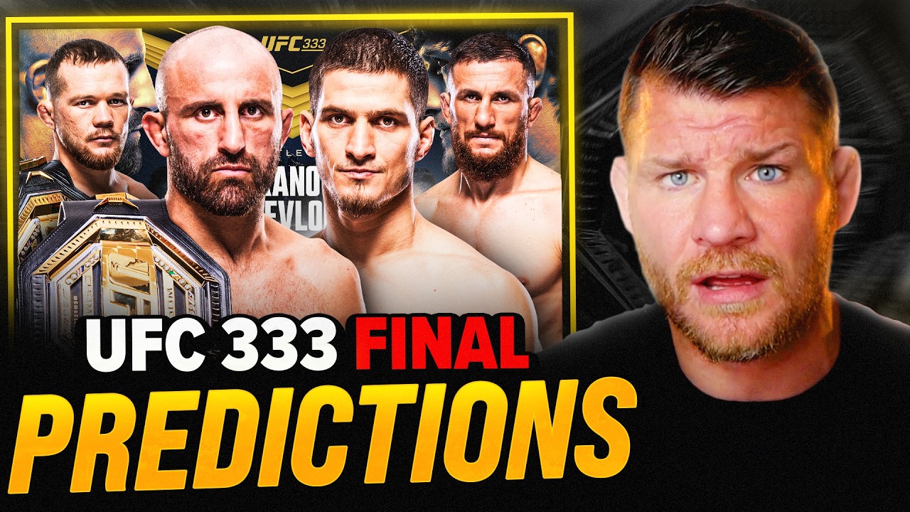 "WHO WINS!?" BISPING Picks UFC 333: Volkanovski vs Evloev | FINAL PREDICTIONS