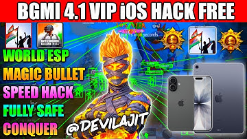 bgmi ios hack 4.1 free |how to hack bgmi ios 4.1 |skin hack bgmi ios | iPad And IPhone ios hack free