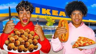 Eating Only IKEA Food for 24 HOURS!!