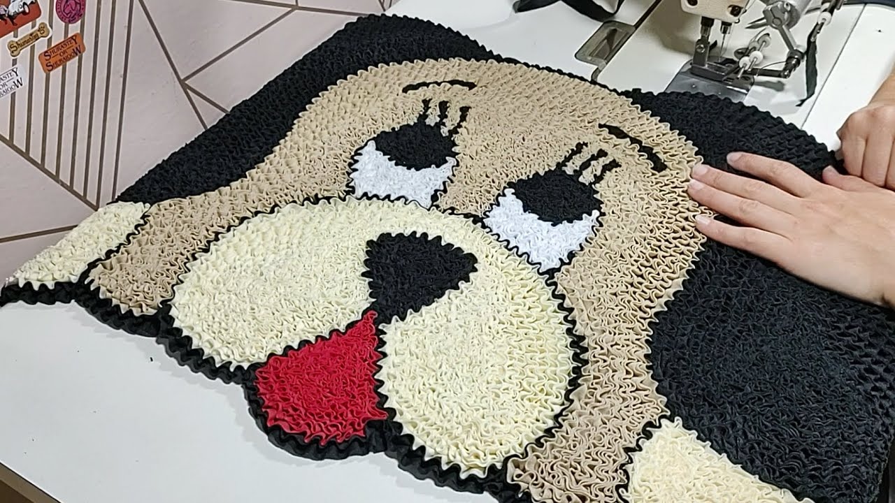 Tapete de Fru Fru de Cachorrinho, o modelo que mais vendo