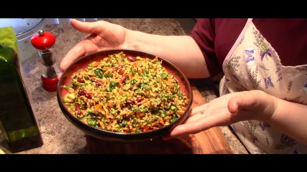 BEST QUINOA SALAD WITH TURMERIC. КИНВА САЛАТ С ТУРМЕРИКОМ[ КУРКУМА].