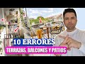 10 ERRORES que NO QUERRAS COMETER al DECORAR TERRAZAS, BALCONES y PATIOS 2023