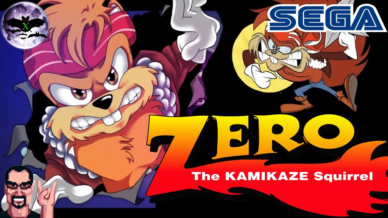 Zero the Kamikaze Squirrel прохождение | Игра на (SEGA Genesis, Mega Drive, SMD) Стрим RUS