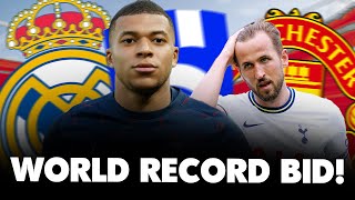 🚨🤯 EXCLUSIVE: OFFICIAL MAD BID FOR MBAPPÉ! REAL, AL HILAL, KANE AND UNITED…