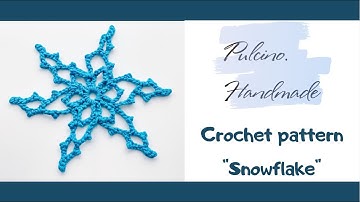 Crochet Snowflake! Easy Video Tutorial & Pattern!!