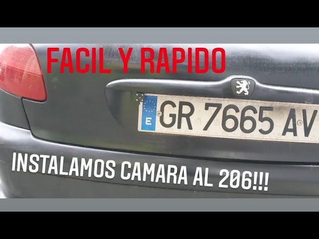 COMO INSTALAR CAMARA TRASERA DE APARCAMIENTO PARA TU FACIL📽📽📷📷 - YouTube