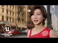 MetaHuman in Panoramic Video Plate Environment | Unreal Engine 5 Filmmaking