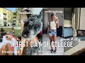 GRWM FOR THE FIRST DAY OF COLLEGE 2023: vlog   makeup/outfit   friends! | University of Houston