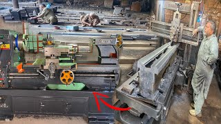 incredible! Manufacturing process LATHE MACHINE Amazing Production Process of Mother of All Machines