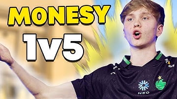 M0NESY PLAYS 1V5 WITH INVISIBILITY & BHOP HACK!! CS2 SHOWMATCH