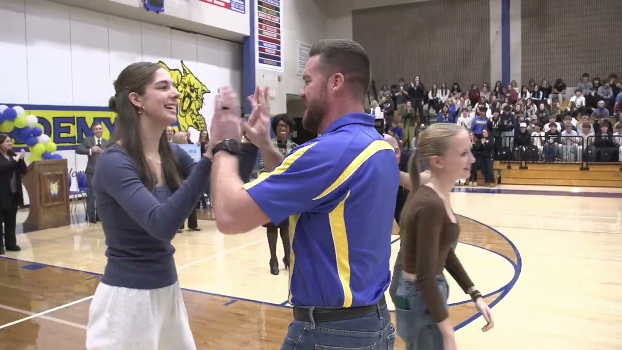 David Mason’s Milken Educator Award Surprise in Colchester, CT