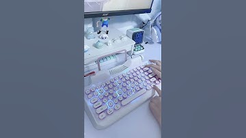 Knewkey Rymek Chic Typewriter-Style Mechanical Keyboard Unboxing Video #shorts