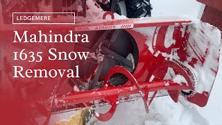 Mahindra 1635 Snow Removal