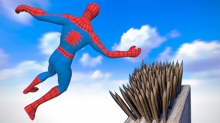 Spider Man Ragdoll Test – Deadly Spike Traps & Funny Fails