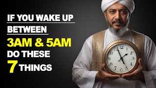 If you ARISE between the hours of 3 AM & 5 AM, ENGAGE IN THESE 7 ISLAMIC PRACTICES | ISLAM