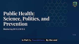 What Public Health Actually Is | Foundations (Part 1 of 2) | Mastering Public Health
