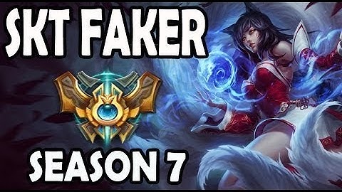 SKT T1 Faker SoloQ Playing Ahri Midlane!   SKT T1 Replays | FAN LOL