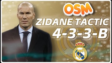OSM 21 | THE BEST ZIDANE TACTIC 4-3-3-B ‼️ | WIN ALL THE GAMES EASY ✅ | ONLINE SOCCER MANAGER 🔥