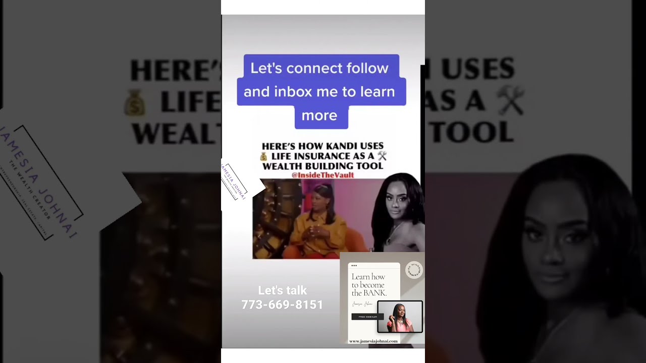 Kandi On Wealth Entrepreneur Generationalwealth Jamesiajohnai Lifeinsurance Wealthisamindset