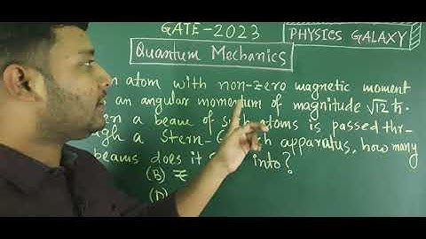 GATE-2023|Quantum Mechanics Solutions|Official Questions|PHYSICS GALAXY|