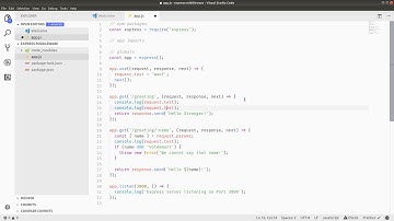 Node and Express.js Fundamentals - Express Middleware