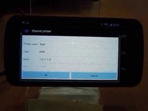 How to print to shared printer from Android device (StarPrint)