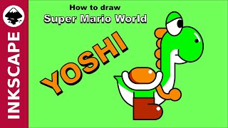 Inkscape Tutorial: How to draw Yoshi (Super Mario World) Wealth